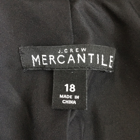 J Crew Mercantile Wool City Wool Blend Coat Jacket in Black Plus Size 18 - Picture 10 of 16